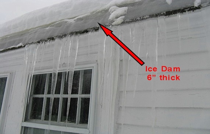 ice dam