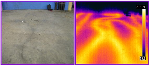 radiant heating detection